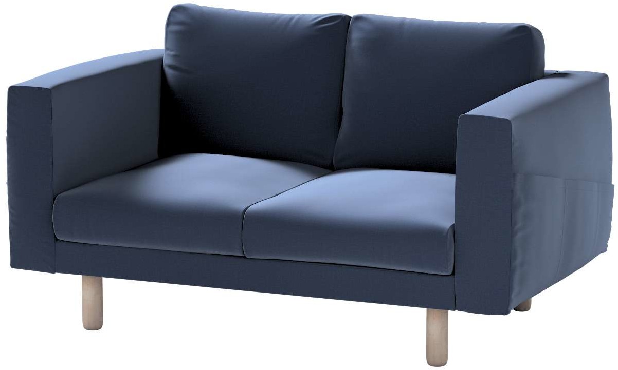 Dekoria pl pl Pokrowiec na sofę Norsborg 2-osobową granatowy welwet 153 x 88 x 85 cm Ingrid 1021-705-39