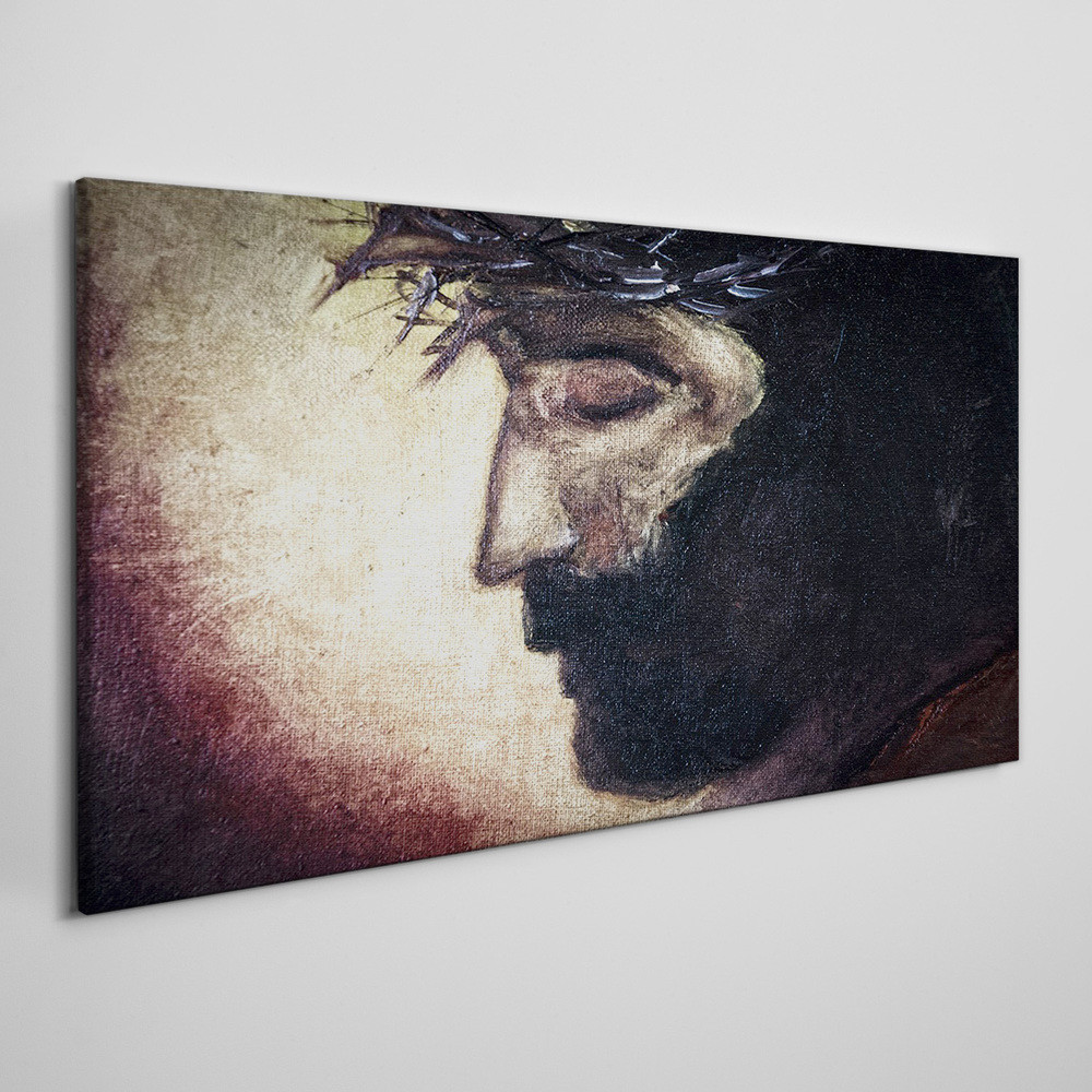 PL Coloray Obraz Canvas Religijne Jezus Korona 140x70cm