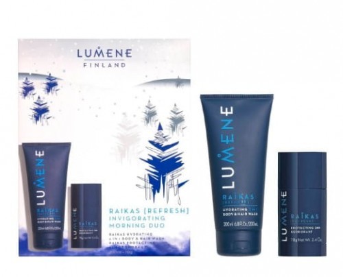 Lumene Zestaw Raikas Men Żel 2w1 200ml + Dezodorant 70g