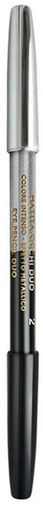 Collistar Eye Pencil Duo kredka do oczu 1,2 g 02 Argento Lame Nero