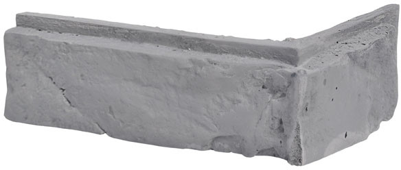 Narożnik dekoracyjny Modena betonowy z fugą szary 0,60 mb N-CEG-MOD-SZ-060