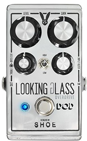 DOD wyglądający szklany pedał Overdrive Looking Glass