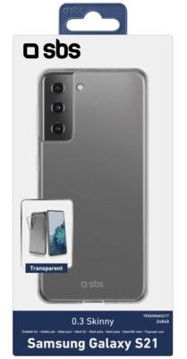 SBS Etui Skinny Cover do Galaxy S21 Transparentny TESKINSAS21T
