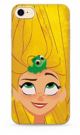 Disney ERT GROUP Oryginalne etui na telefon komórkowy Rapunzel i Pascal 001 iPhone 7/8 DPCRAPPAS083