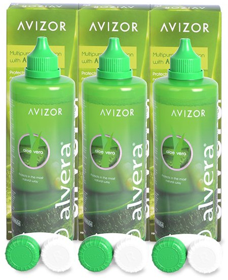 Avizor Płyn do soczewek Alvera Solution 3 x 350 ml