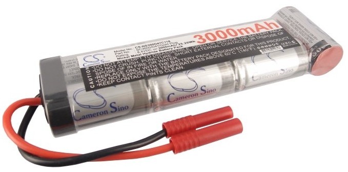 Cameron Sino 3000mAh 25.20Wh Ni-MH 8.4V 7S SC Gold Plug Cameron Sino)