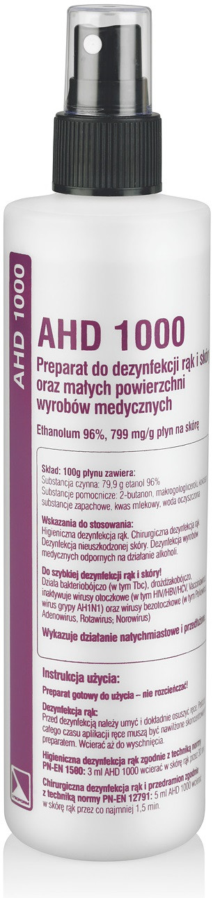 MEDILAB MEDILAB AHD 1000 Płyn do dezynfekcji rąk (ref. 1849) 250 ml
