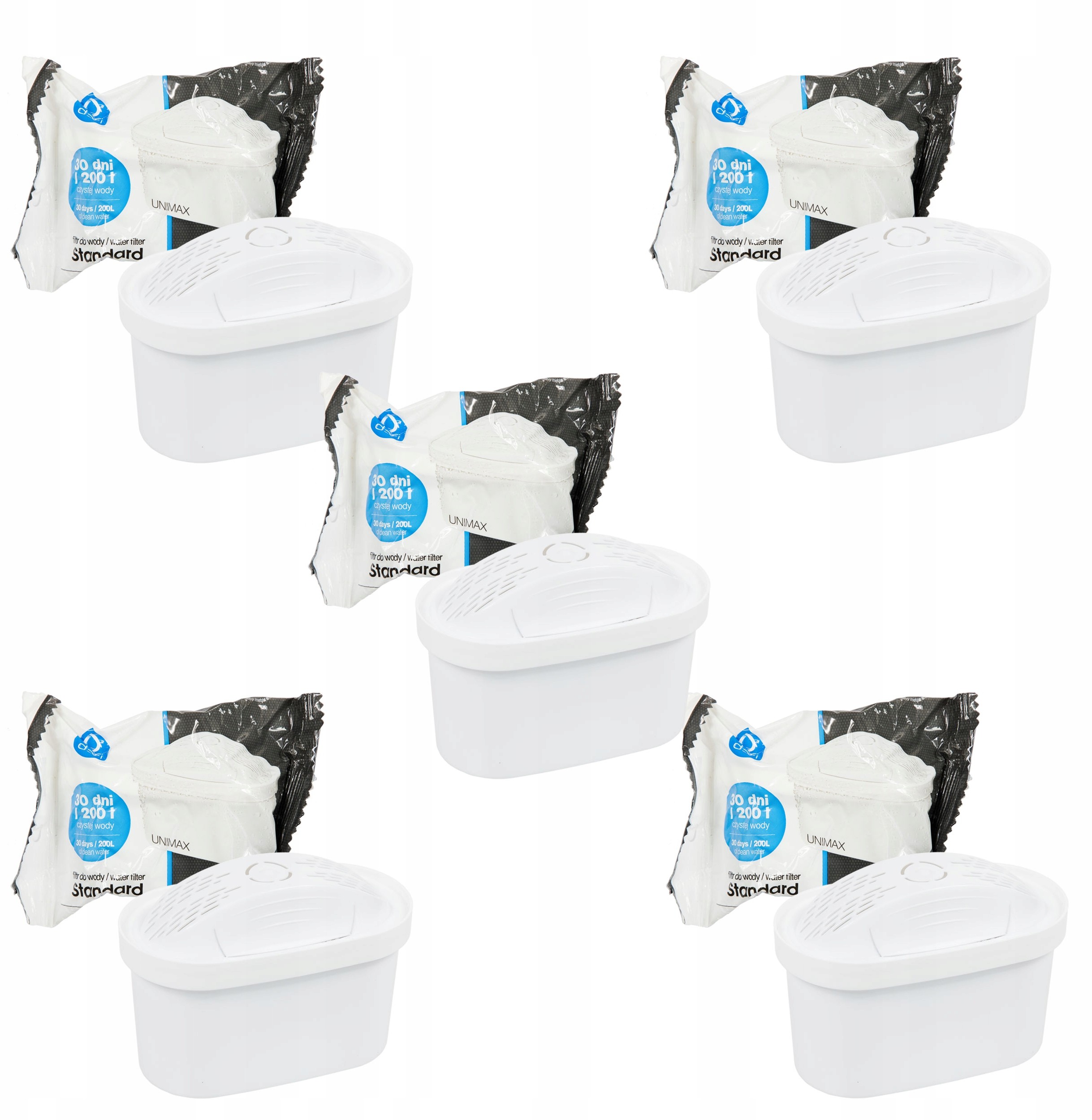 DAFI Filtr Wkład Unimax do Brita Maxtra | 5 Sztuk