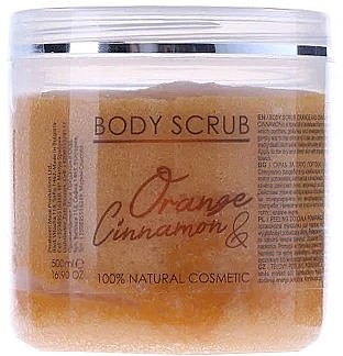 Scrub do ciaĹa PomaraĹcza i cynamon - Hristina Cosmetics Sezmar Professional Body Scrub Orange Cinnamon
