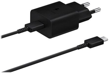 Samsung Ładowarka sieciowa 1xUSB-C 15W EP-T1510 z kablem USB-C USB-C czarna |