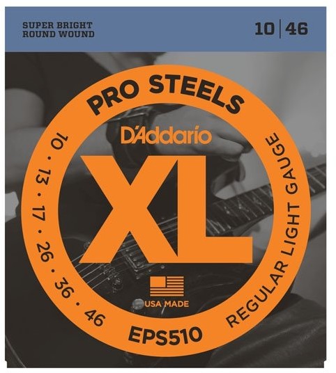 D'Addario EPS510 XL struny do gitary elektrycznej, rozmiar: 10 - 46 EPS510