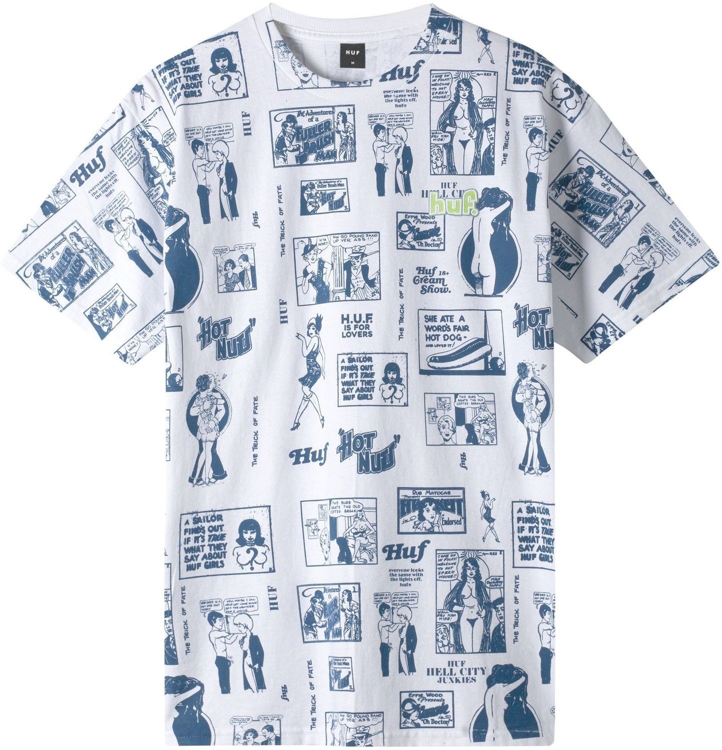 HUF t-shirt HUF TIJUANA MEMORIES TEE White