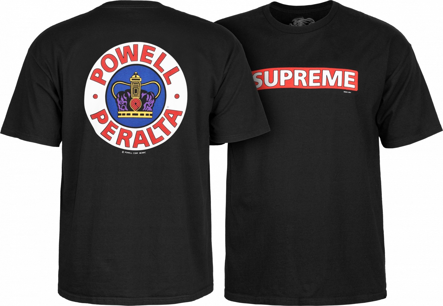 POWELL PERALTA t-shirt POWELL PERALTA SUPREME Black