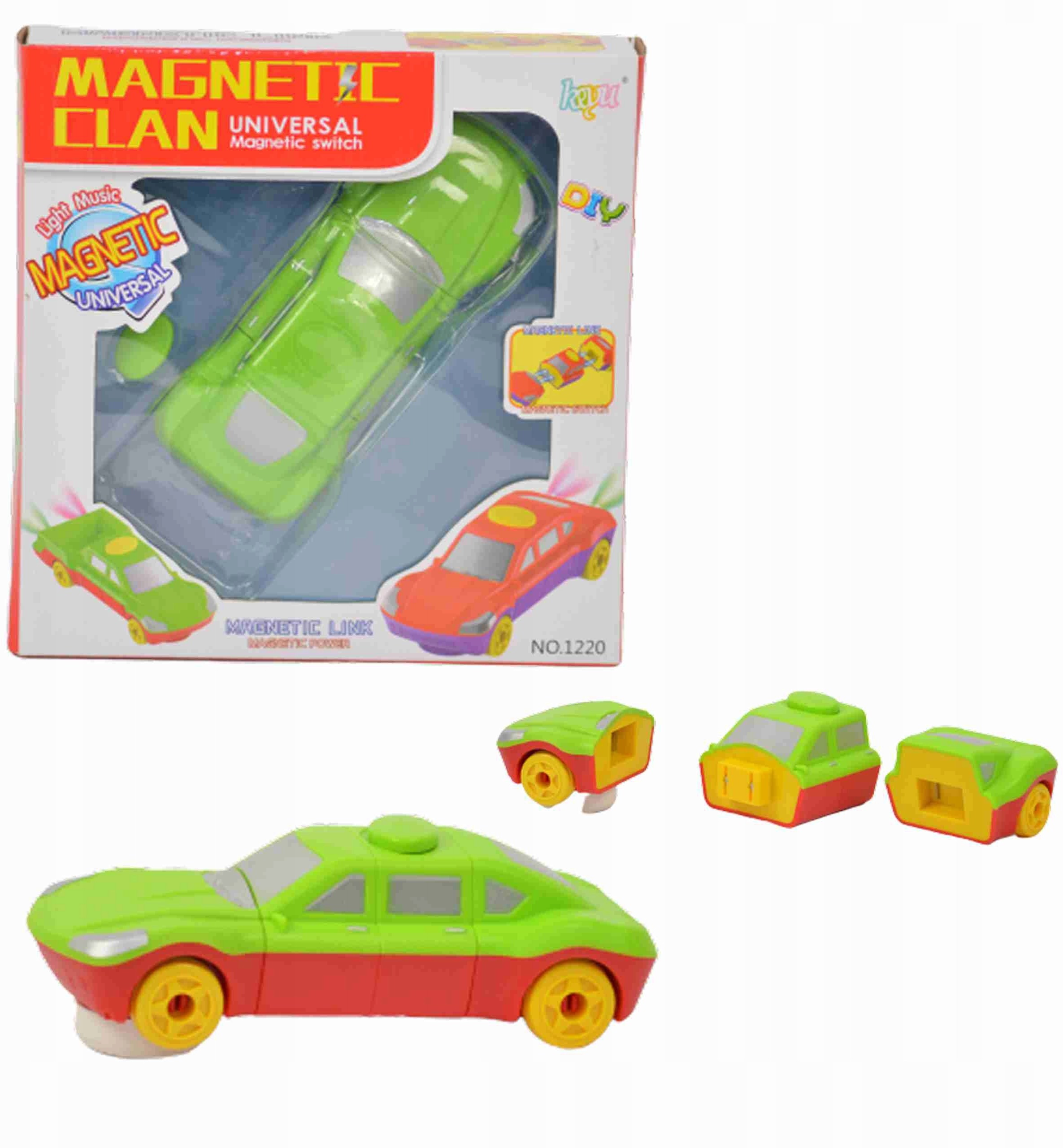 Auto magnetyczne samochód puzzle