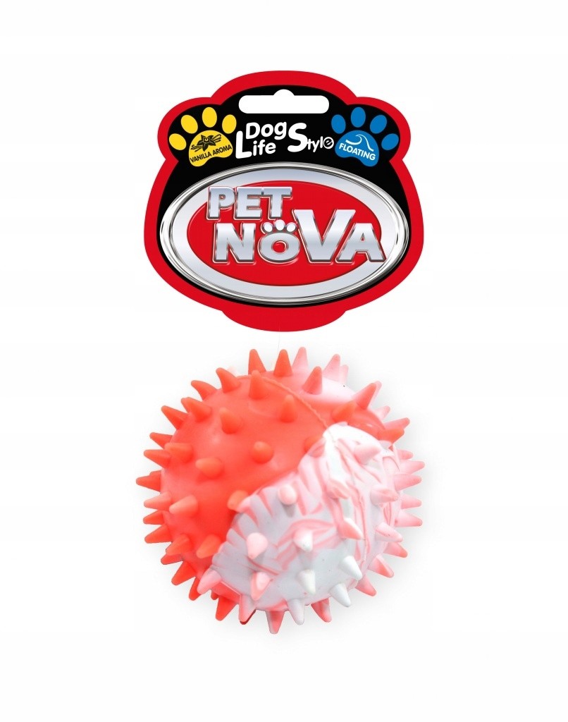Pet Nova zabawka dla psa Piłka z wypustkami 5,5cm
