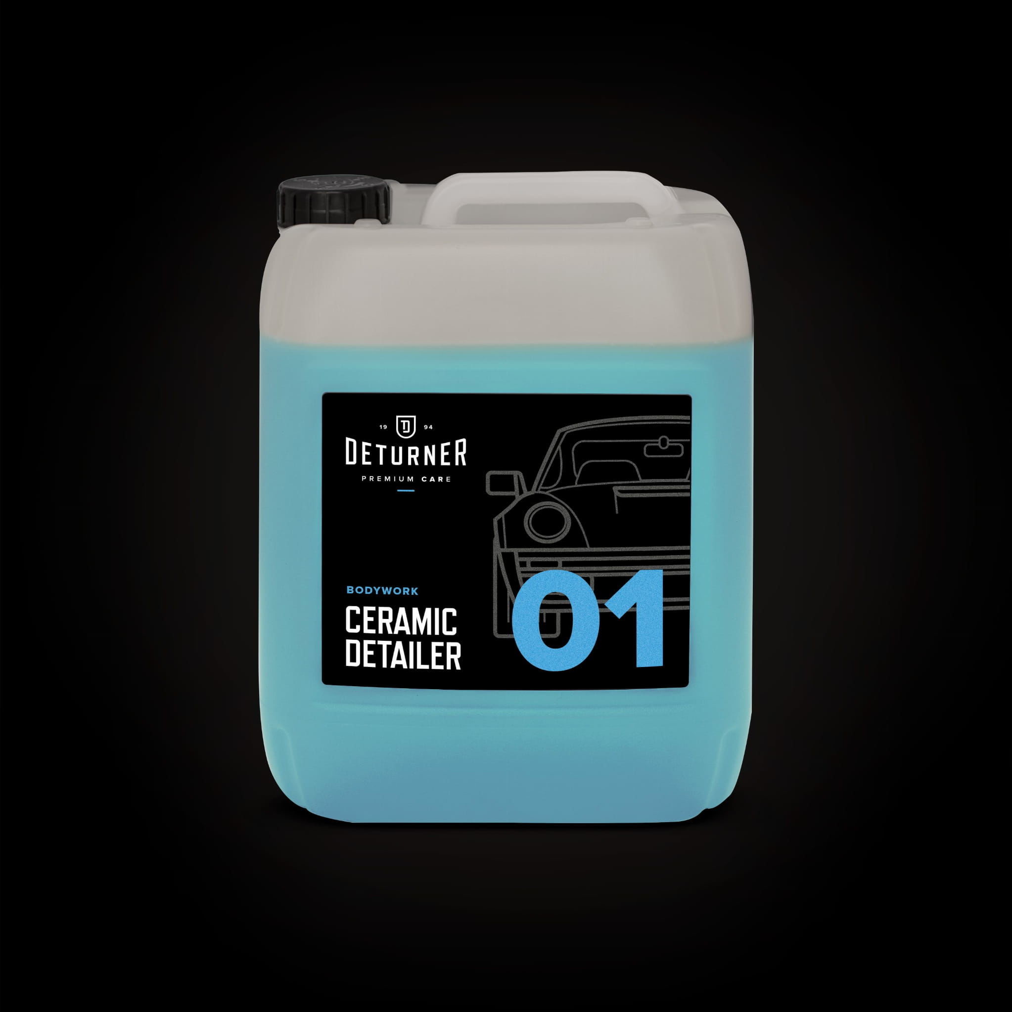 Deturner Deturner Ceramic Detailer  quick detailer z dodatkiem kwarcu, połysk i śliskość 5L DET000092
