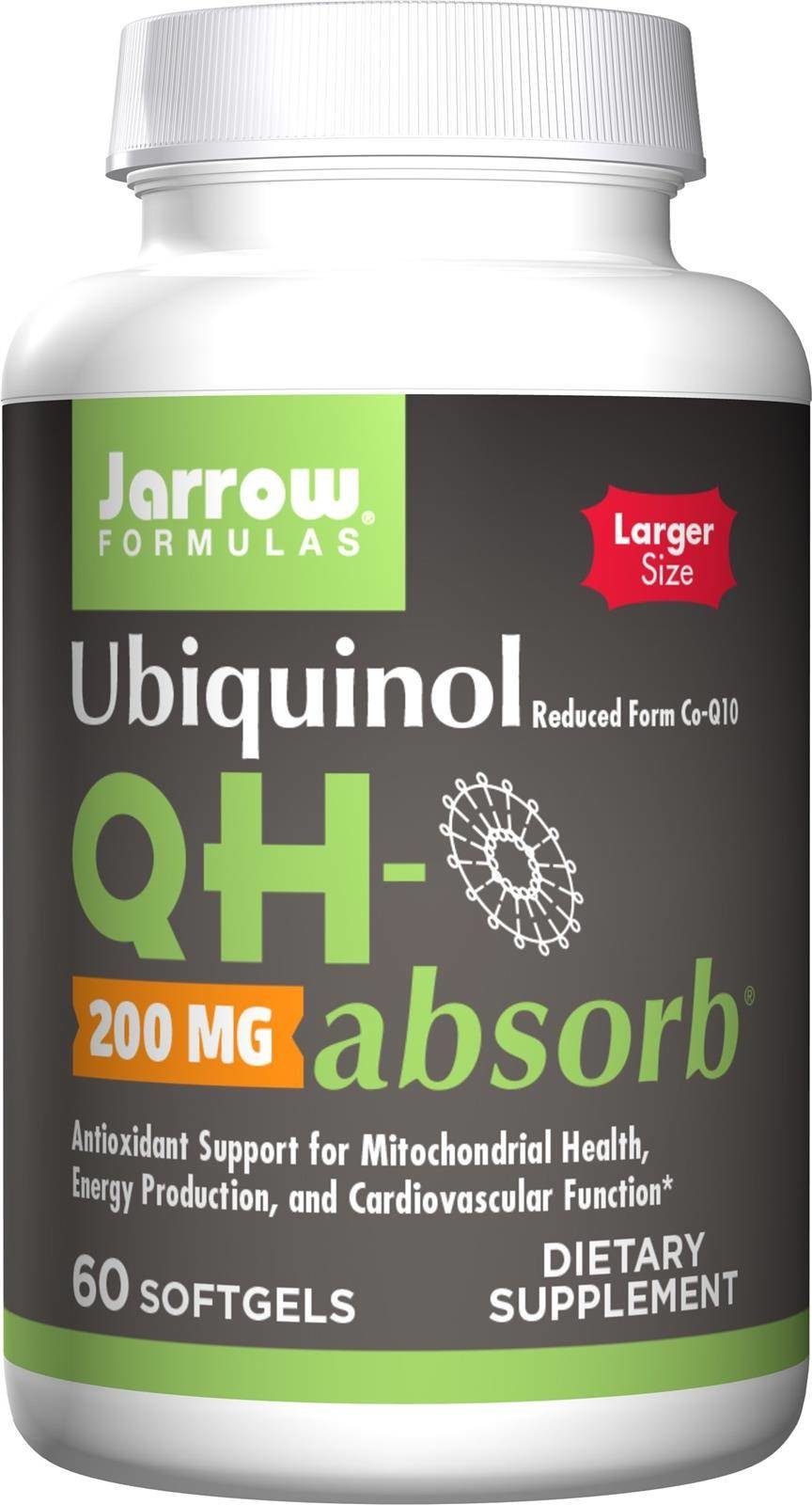 Jarrow Formulas Ubiquinol QH-absorb 200 mg (60 kaps.)