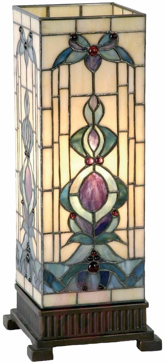 Clayre & Eef Lampion Diamond w stylu Tiffany 45 cm