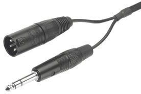 Beyerdynamic K 190.40 - 3,0 M - Connecting cable with 3 pin XLR male and 6,35 mm jack plug