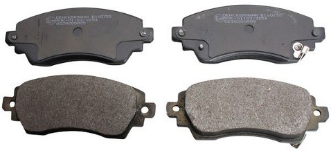 DENCKERMANN Zestaw klocków hamulcowych, hamulce tarczowe B110755