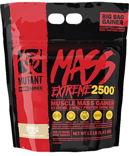 Mutant Mass XXXtreme 2500 5450 g potrójna czekolada