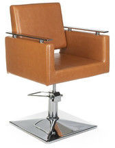 Barbiero Fotel fryzjerski MILO BH-6333 jasno brązowy BH-6333/165