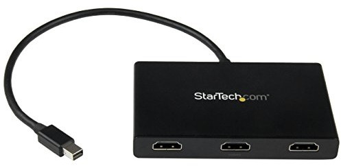 StarTech COM Mini Display Port 1.2 na wyświetlacz MST HUB Triple Head MDP/DP Multi Stream Transport Display Port rozdzielacz MSTMDP123HD