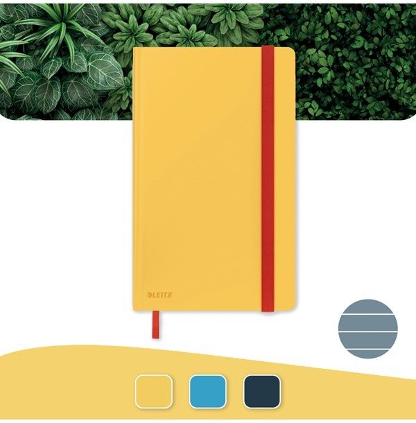 Leitz Notebook Cosy HC M Ruled Yellow 44810019