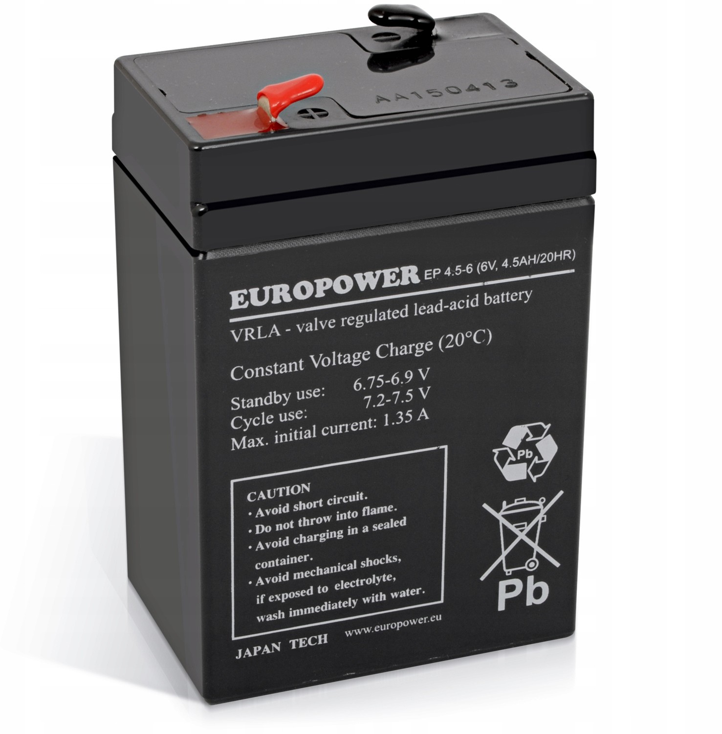 Europower Akumulator Agm Alarm 4.5Ah 6V EP4.5-6