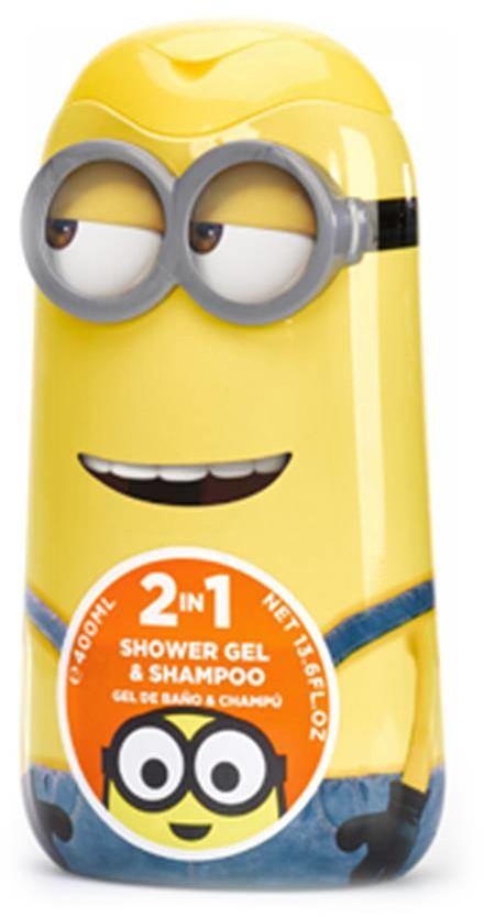 Air-Val Minions 2in1 Shower Gel & Shampoo żel pod prysznic i szampon dla dzieci 400ml 98571-uniw