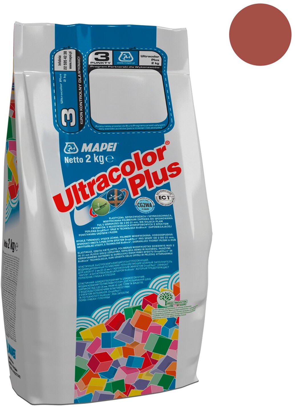 Mapei Fuga elastyczna UltraColor Plus 143 cynamon