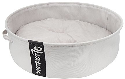 District 70 4627 Lounge łóżko dla zwierząt domowych dla psów i kotów - rozmiar M (55 x 55 x 15 cm) - Merengue, M, Merengue 4627