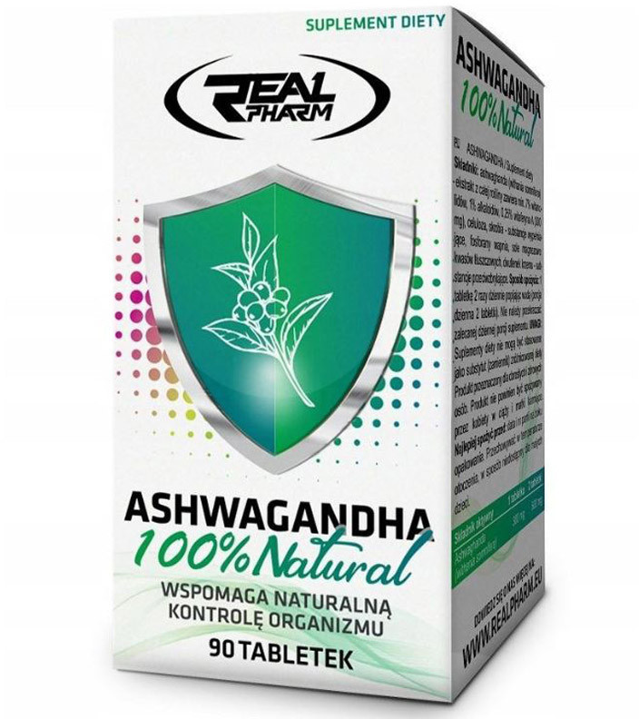 Real Pharm Ashwagandha 100% Natural 90tabs