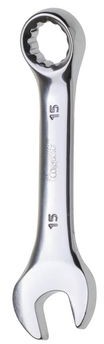 Condor Klucz płasko-oczkowy 15 mm, krótki CON-IPK-1215