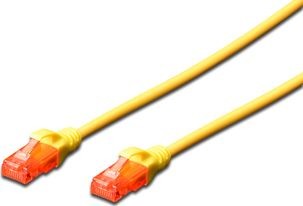 Digitus Patchcord UTP CAT 6 10m żółty DK-1617-100/Y DK-1617-100/Y