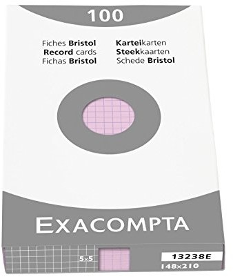 Exacompta obwoluty PCW, DIN A4, kryształ górski, Rosa DIN A5 13238E