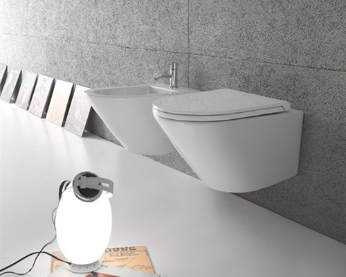 Globo Forty3 Bidet podwieszany 52x36 cm biały FOS10.BI