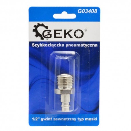 GEKO Szybkozłączka pneumatyczna typ męski GZ 1/2" 3204 G03408