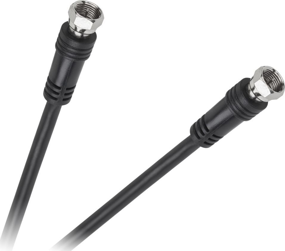 CABLETECH Kabel Kabel antenowy wtyk F wtyk F długość 1,8m biały KPO2288 KPO2288