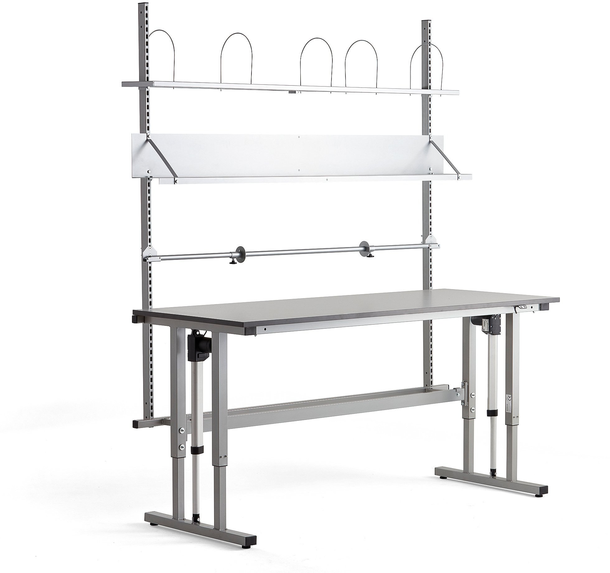 AJ Produkty Stół do pakowania MOTION, elektryczna regulacja wysokości, 2000x800 mm