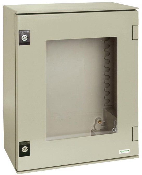 Schneider 7035 wm pol plm430x330x200 glazed NSYPLM43TG