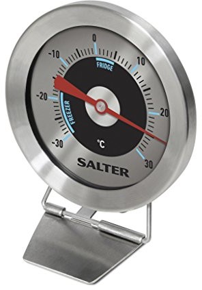 SALTER Salter 517 walcowanych stal nierdzewna lodówka termometr do lodówki i zamrażarki, srebrny 517