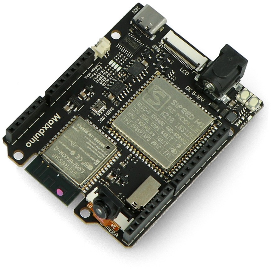 DFRobot Płytka rozwojowa Maixduino AI - K210 RISC-V AI + lOT ESP32  + OV2640 - DFRobot DFR0640 DFR-16463