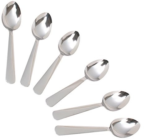 Kitchen Craft łyżeczka do herbaty ze stali nierdzewnej 6 sztuki KCTSPOONSET