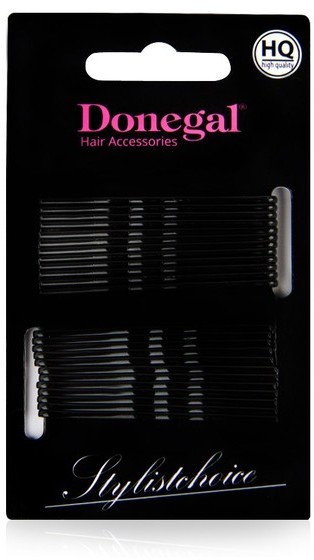 Donegal HQ Wsuwka Do Włosów Czarna 24 Szt 5091