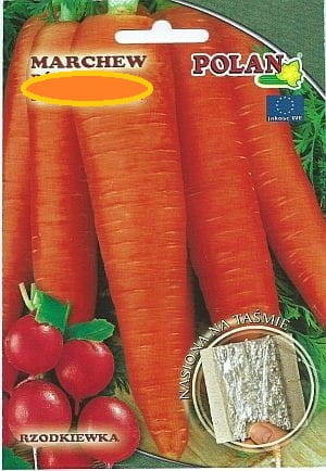 Polan Zestaw Marchew Koral + nasiona rzodkiewki (wskaźnik rzędów) 100410
