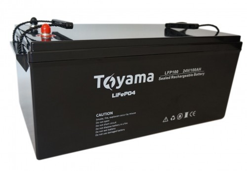 Toyama Akumulator litowy LFP 100 LiFePO4 100Ah 24V z BMS LFP 100-24