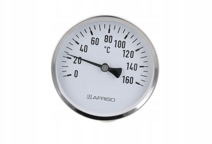 Afriso Termometr 100mm tylny 1/2 160 °C L45mm 153