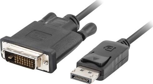 Lanberg Kabel Lanberg Lanberg kabel Displayport M V1.2->DVI-D M 24+1 1.8m Czarny DUAL LINK (CA-DPDV-10CU-0018-BK)
