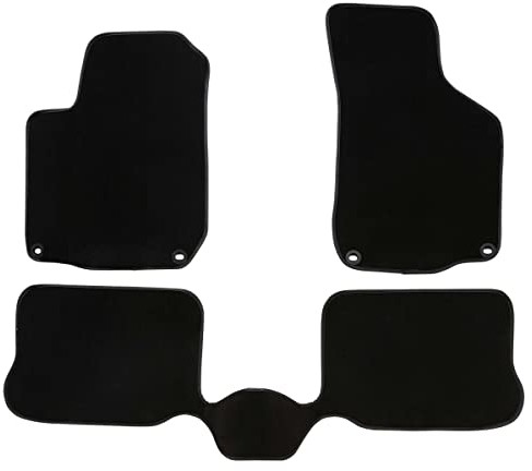 DBS DBS 1764155 dywaniki samochodowe - na wymiar - 3-częściowe - antypoślizgowe - wysokiej jakości filc igłowany 1000 g/m - wykonanie welurowe - asortyment Luxe 1764155